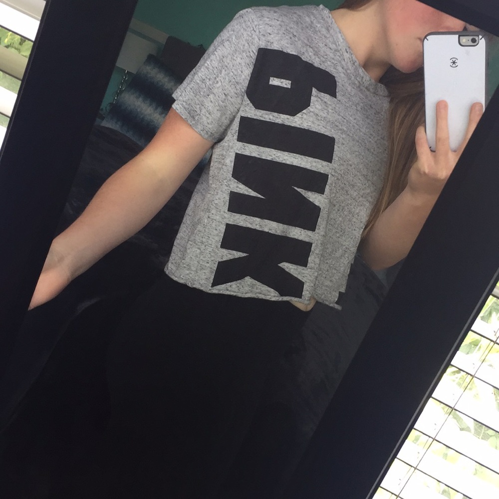 Pink cropped tee - Picture 4 of 4